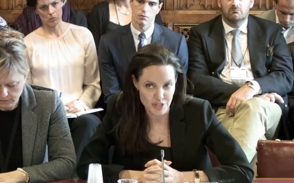 Angelina Jolie at the House of Lords September 2015