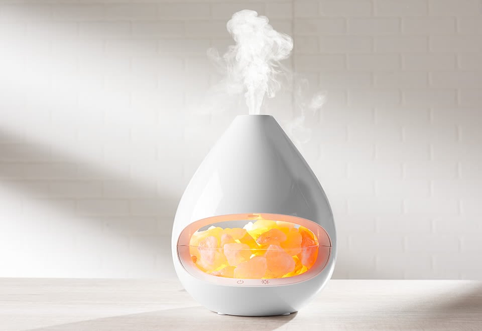 Himalayan Salt Lamp and Diffuser Best Gifts From Sharper Image