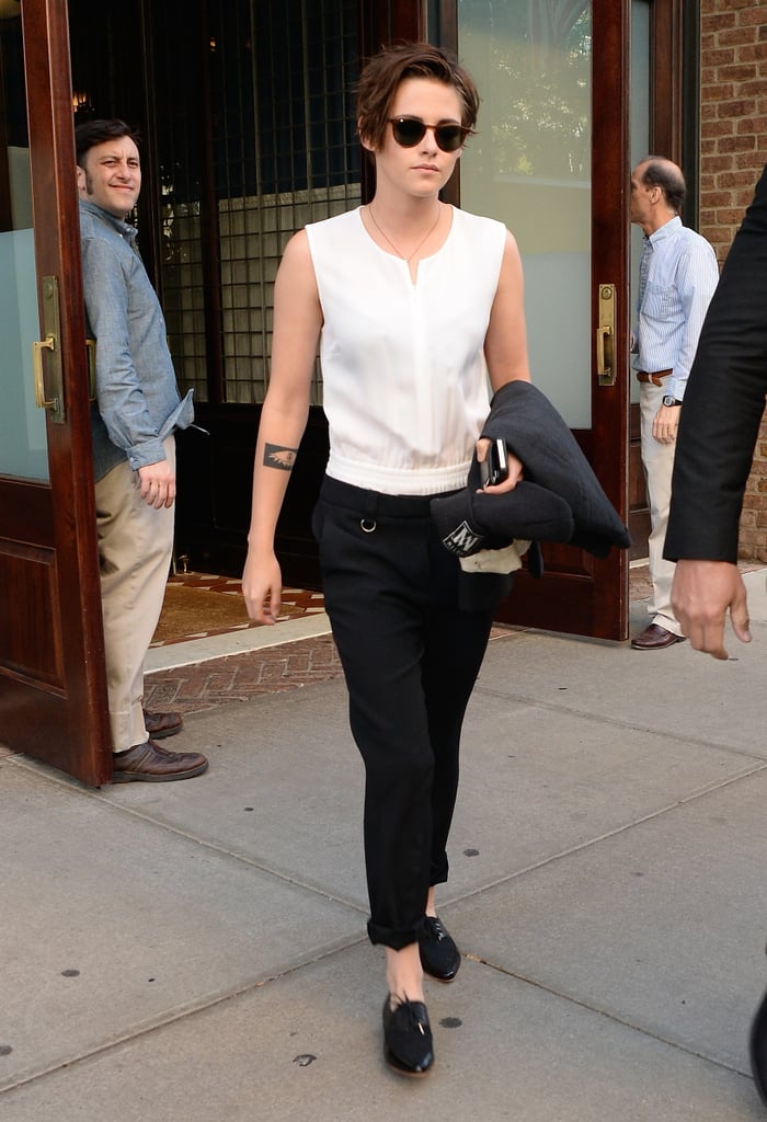 Kristen Stewart headed out in NYC on Wednesday.
