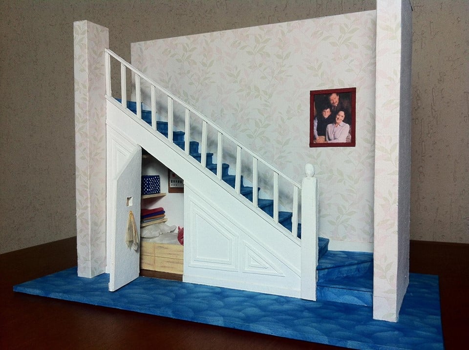 Harry Potter, Cupboard Under the Stairs Paper Creations by Bruna