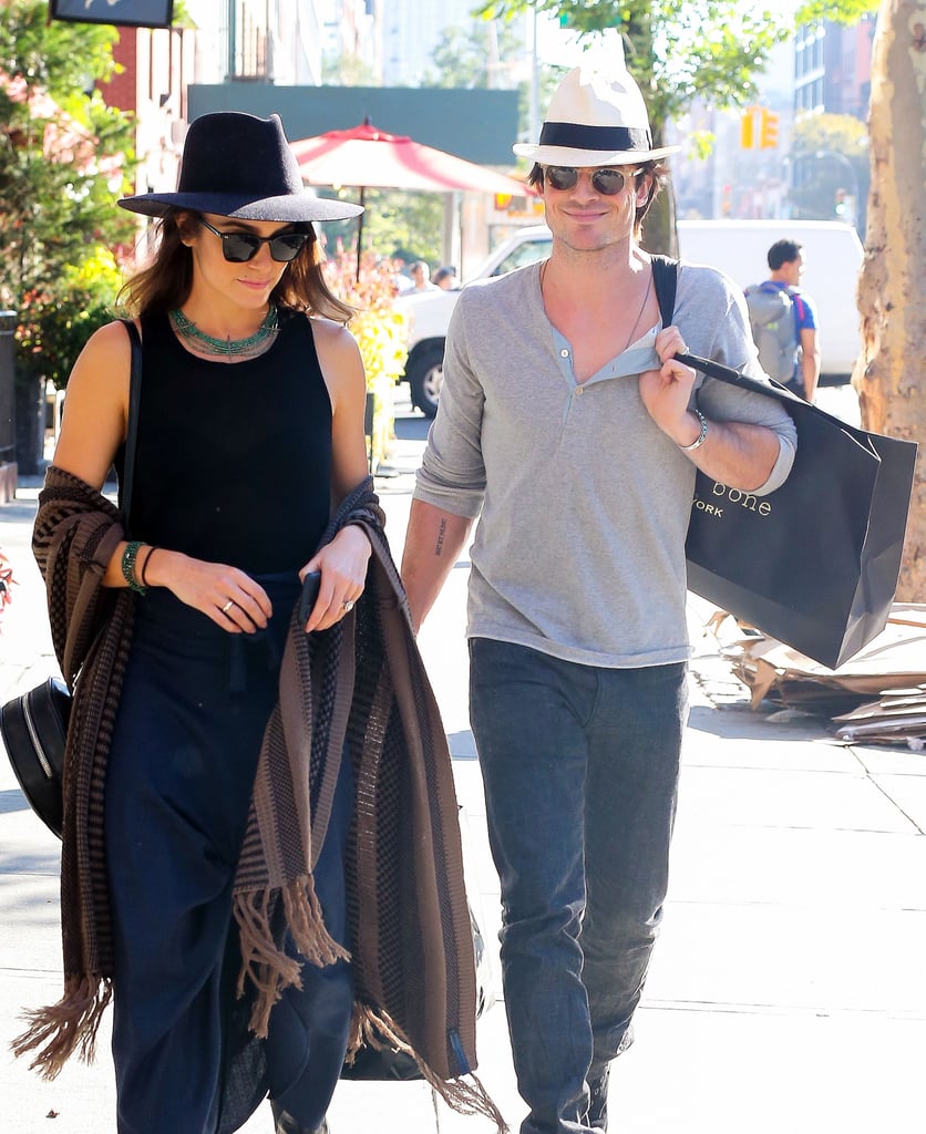 Ian Somerhalder and Nikki Reed in NYC October 2015