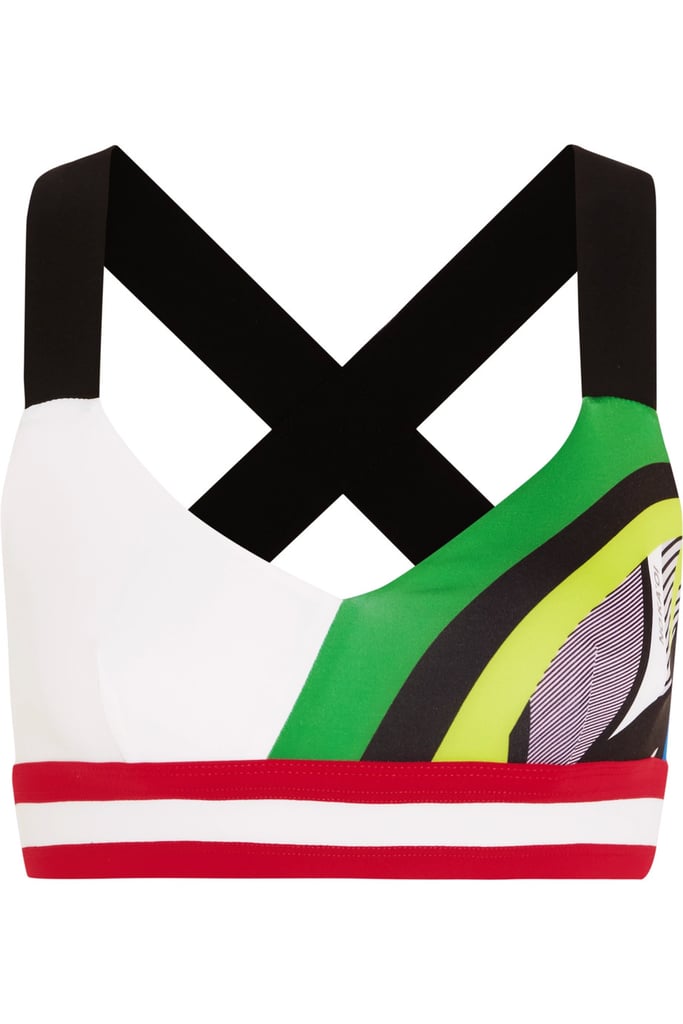 NO KA 'OI Ola Printed Stretch-Jersey Sports Bra