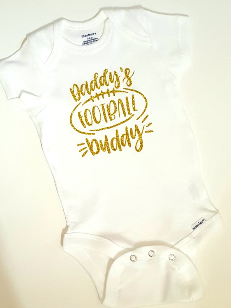 Daddy's Football Buddy Onesie