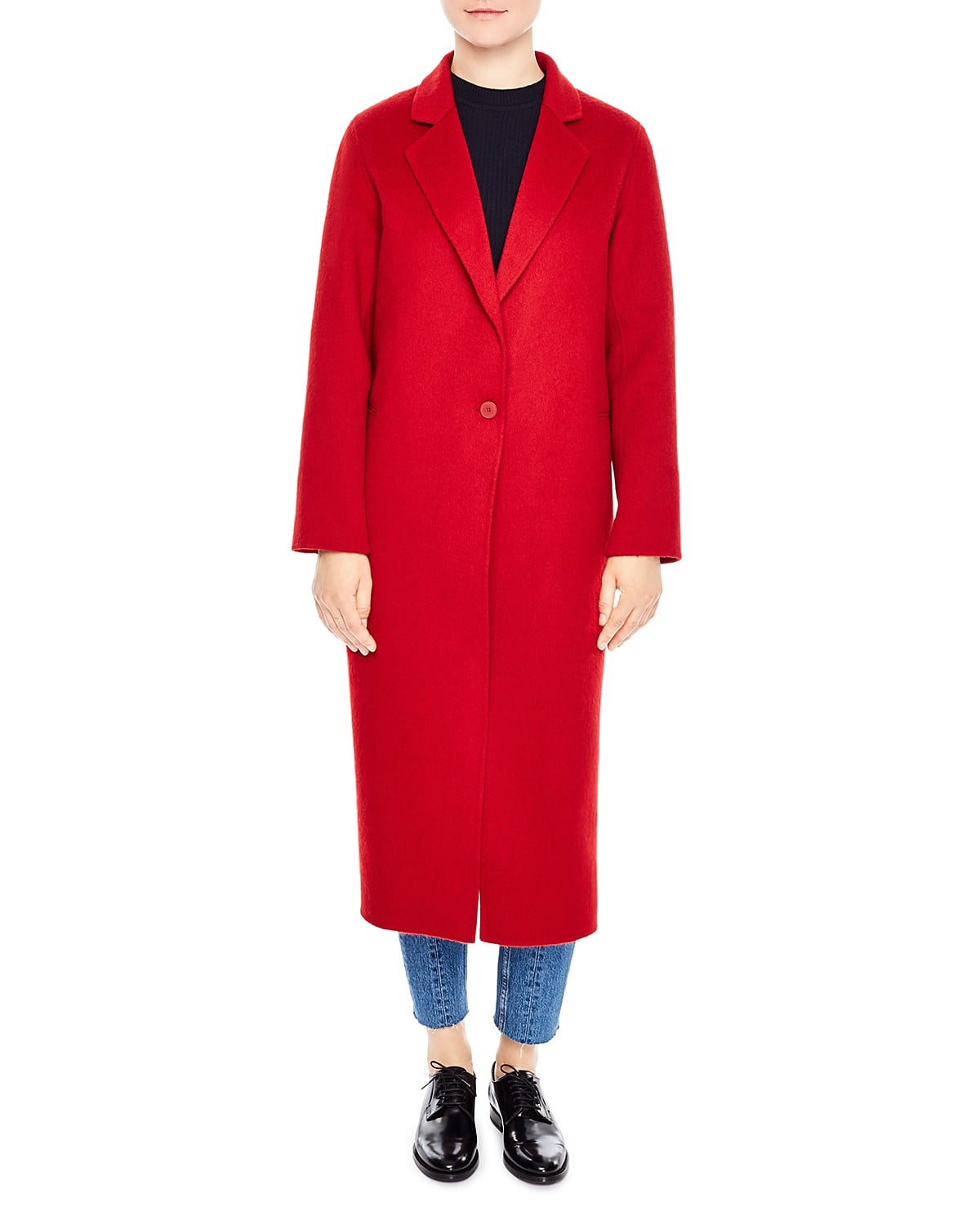 Sandro hotsell red coat