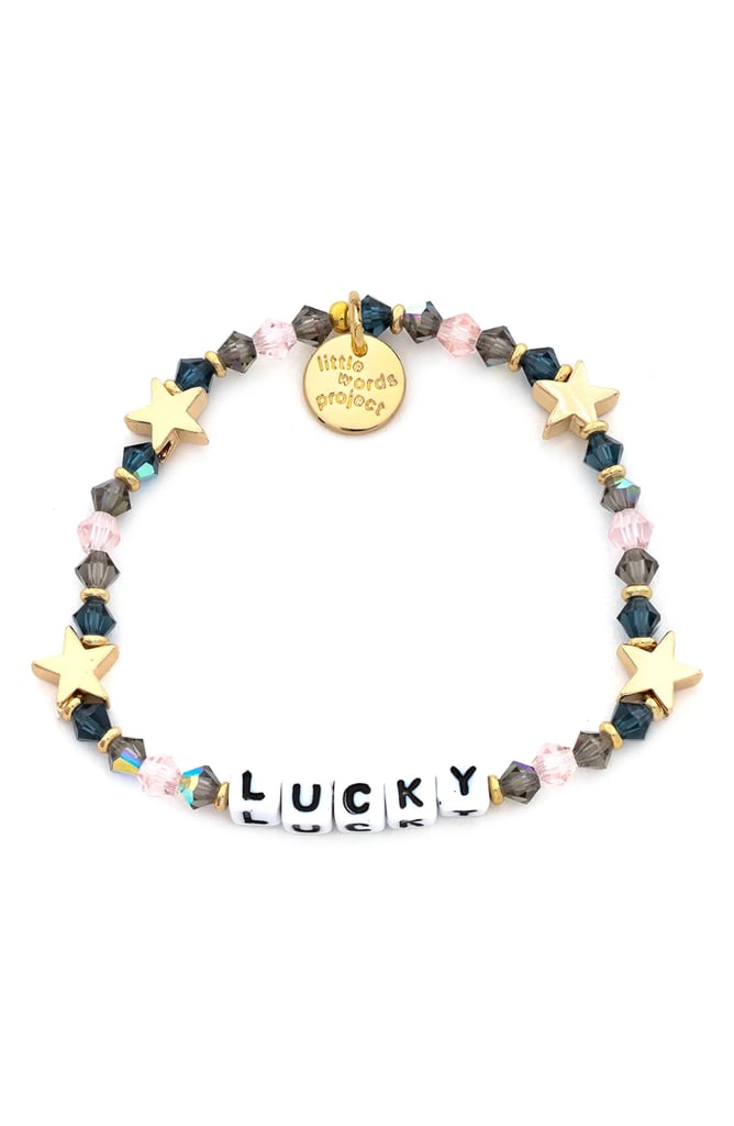 Fashion Gifts: Little Words Project Lucky Beaded Stretch Bracelet