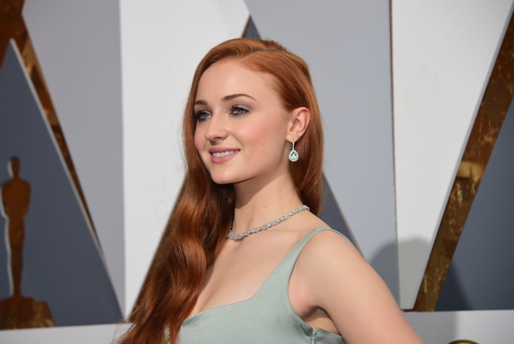 Sophie Turners Hair At The 2016 Oscars Popsugar Beauty