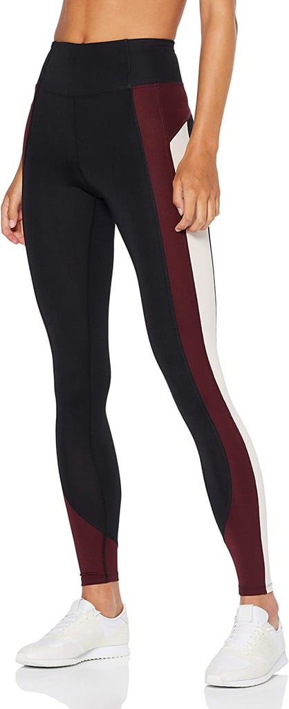 Aurique High Waisted Colour Block Sports Leggings