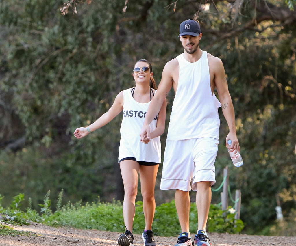 Lea Michele and Matthew Paetz 1-Year Anniversary