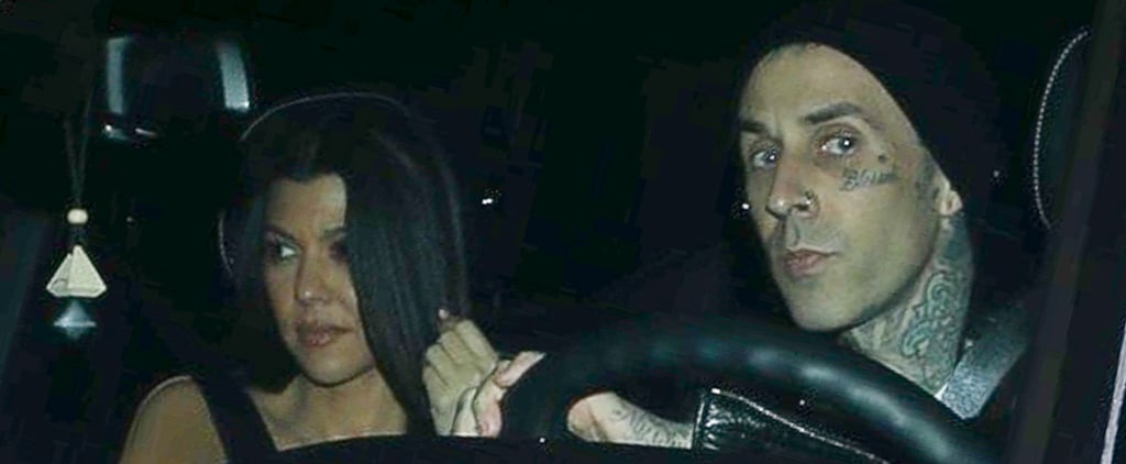 Kourtney Kardashian and Travis Barker Grab Dinner in LA