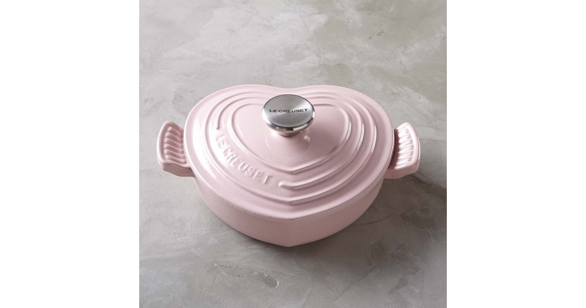 Le Creuset CastIron HeartShaped Dutch Oven (150) Millennial Pink Kitchen Products