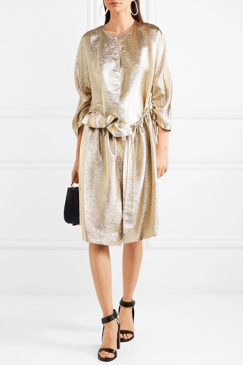 Stella mccartney gold dress outlet