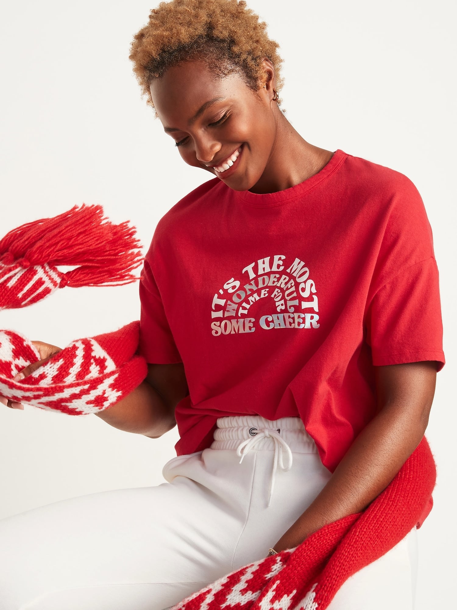 old navy christmas tops