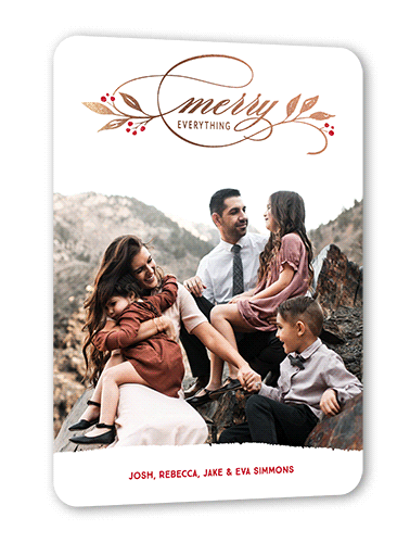 Shining Merry Holiday Card from tinyprints ($2-$4 per card)