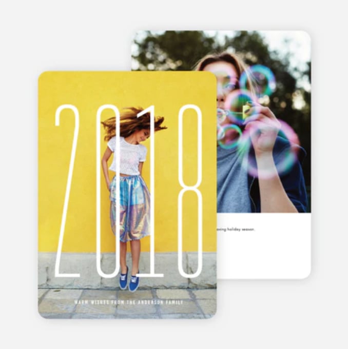 Stretched Far Card from Paper Culture ($1-$3 per card)