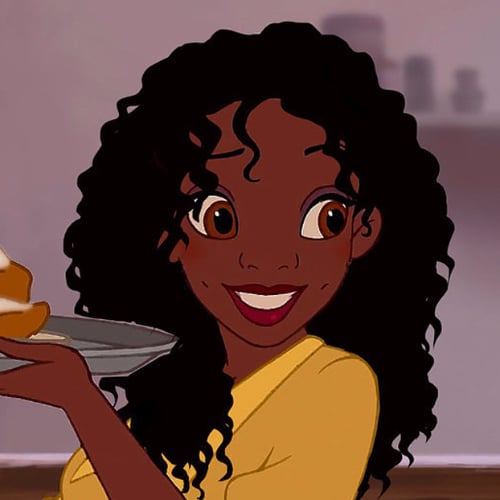 Princess Tiana With Natural Hair