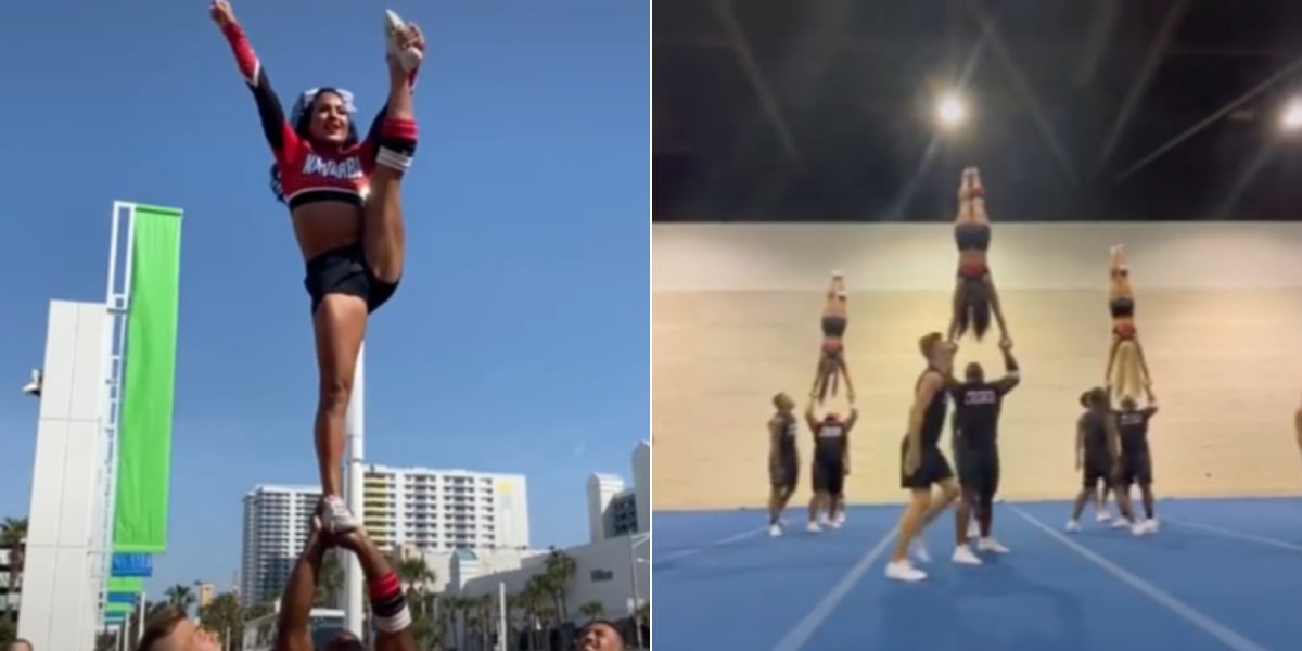 Watch Navarro Cheer's Behind-the-Scenes Stunts at Daytona | PS Fitness