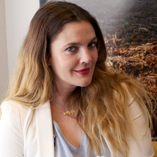 Drew Barrymore's Makeup April 2016