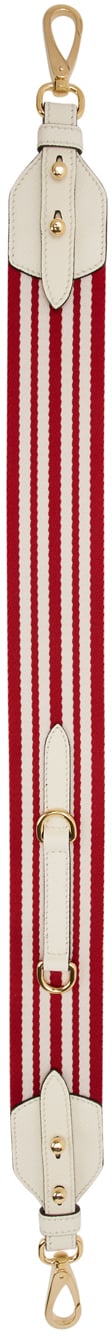 Prada Red Striped Bag Strap