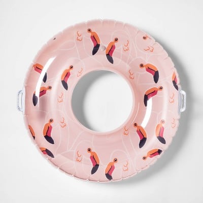 Flamingo Swim Tube With Handles