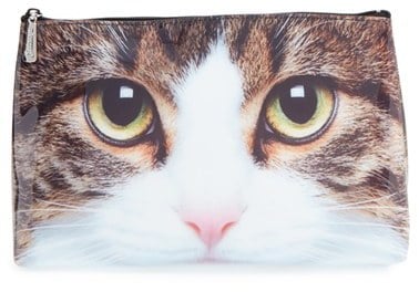 Catseye London 'Tabby Cat' Cosmetics Bag