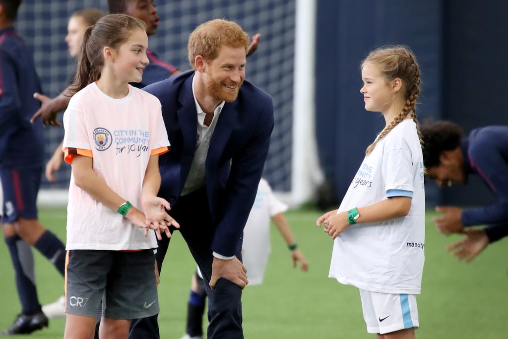 Prince Harry in Manchester, England, September 2017