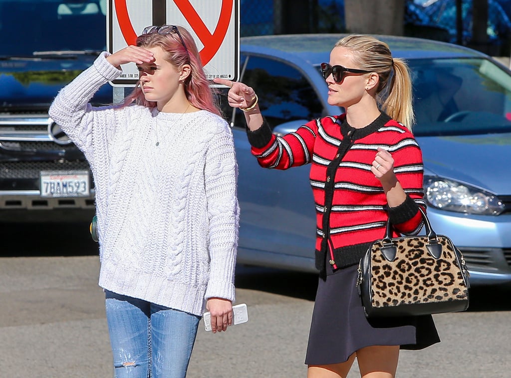 Reese Witherspoon and Ava Phillippe Going to Nail Salon