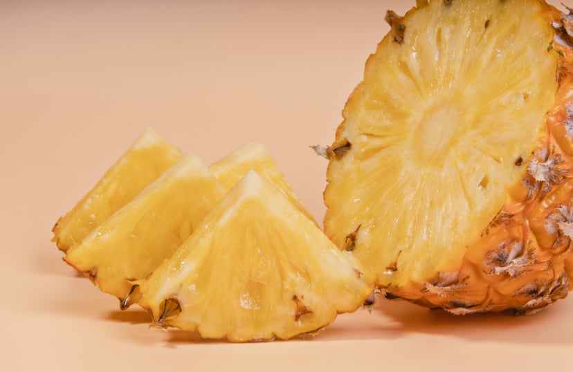 close up photo of pineapple; is pineapple good for you?