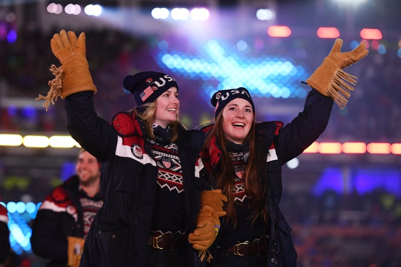 Athletes from Team USA entered the stadium.