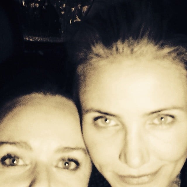 Cameron Diaz and Stella McCartney had a girls' night out.
Source: Instagram user stellamccartney
