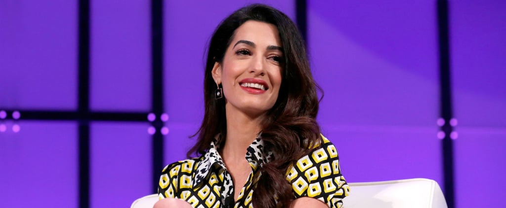 Amal Clooney Diane von Furstenberg Printed Dress