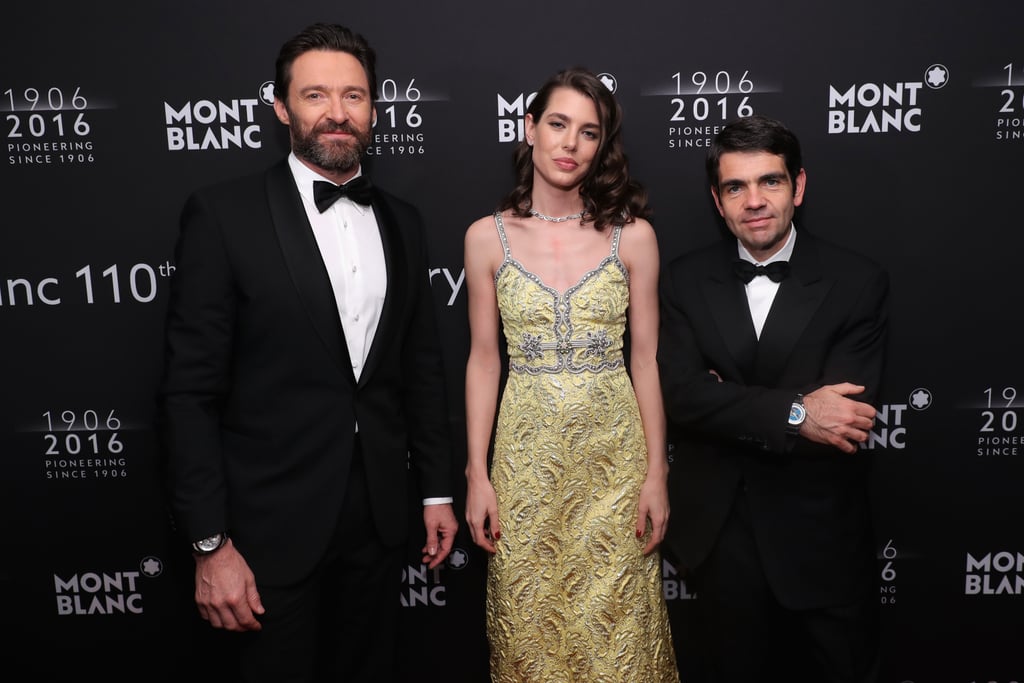Charlotte Casiraghi in Gucci Dress at Monblanc Party 2016