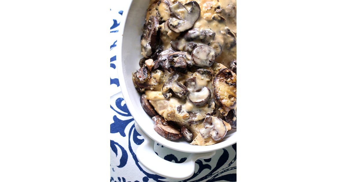 SlowCooker Creamy Portobello Chicken Easy Fall SlowCooker Recipes
