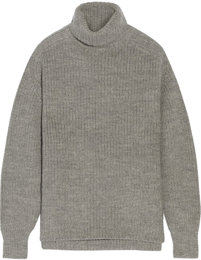 Etoile Isabel Marant Laney Ribbed Wool and Alpaca-Blend Turtleneck Sweater ($500)