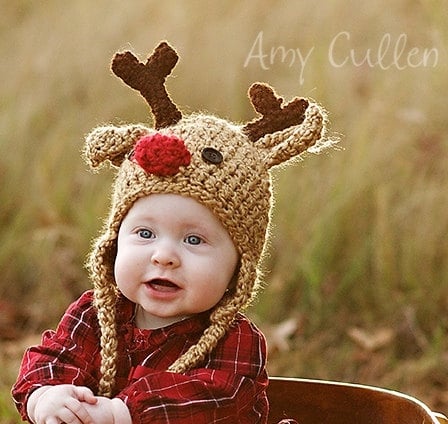 reindeer beanie
