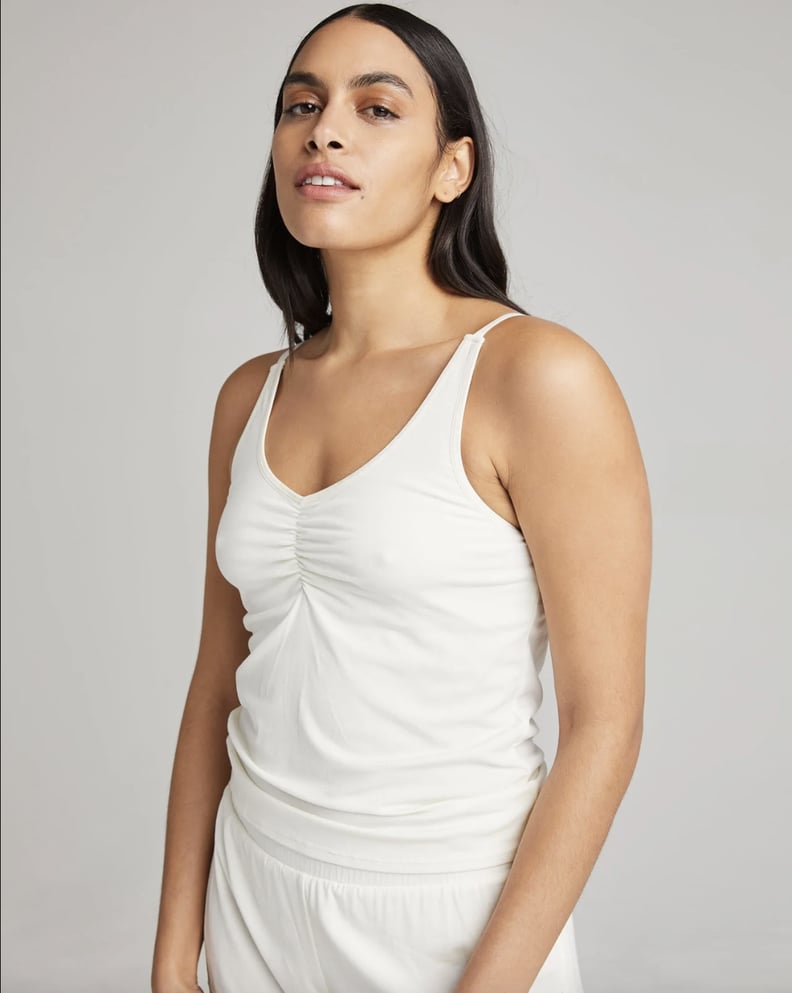 A Classic White Tank: Richer Poorer White Knit Tank Top