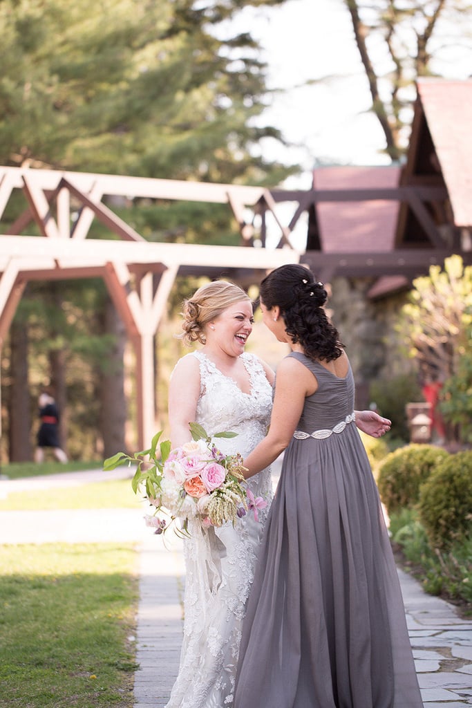 Never been happier. 
Photo by Megan Dandeles Photography via Style Me Pretty