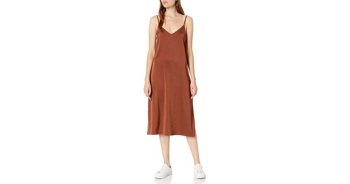 The Drop Ana Silky V Neck Midi Slip Dress Best New Clothes From Amazon November 2020