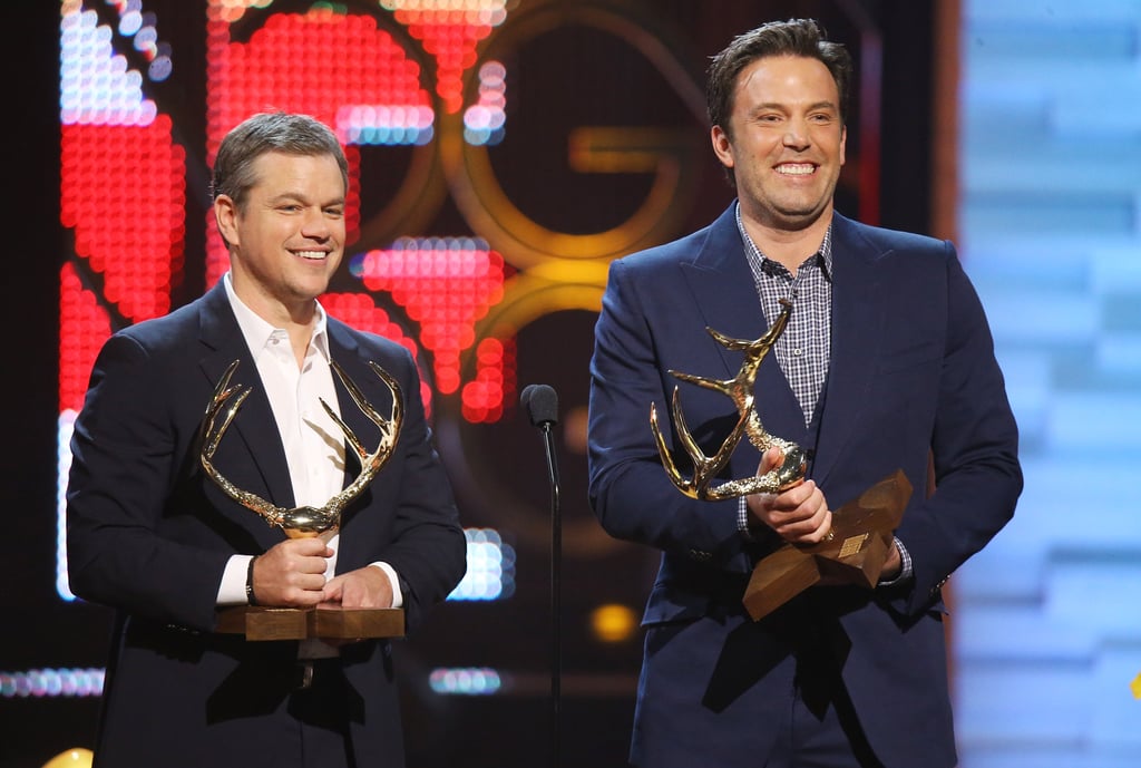 Ben Affleck and Matt Damon at the Guys Choice Awards 2016