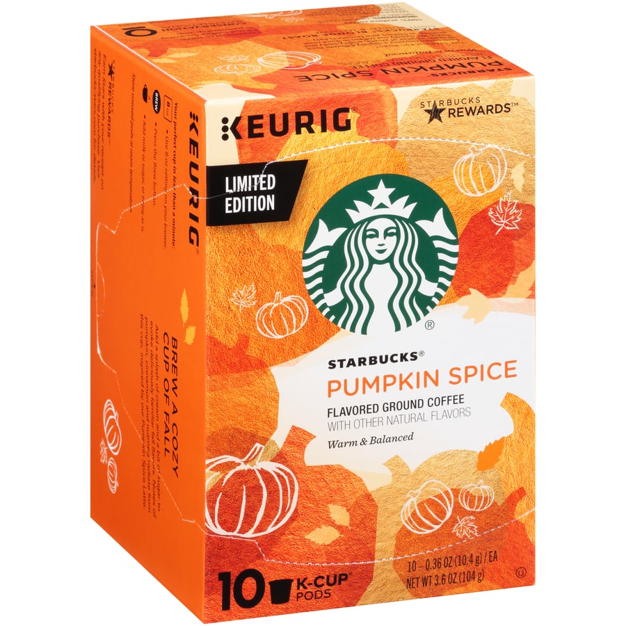 New: Pumpkin Spice Flavored Ground Coffee K-Cup Pods