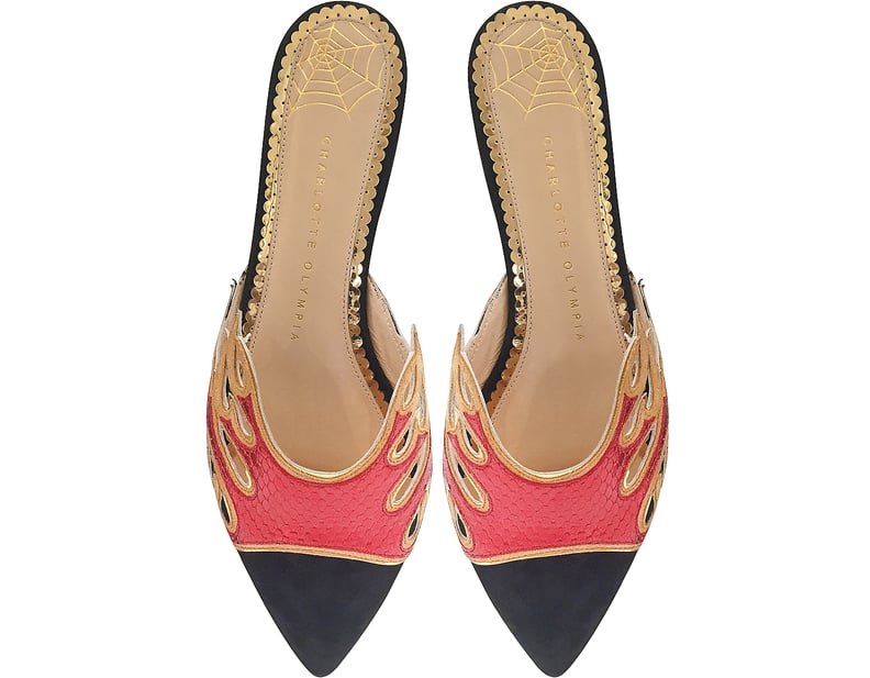 Charlotte Olympia Flaming Slide Mules