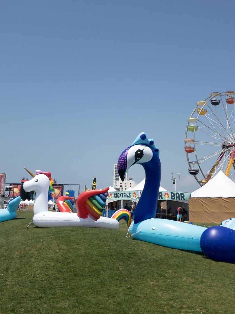 A Field of Giant Pool Floats