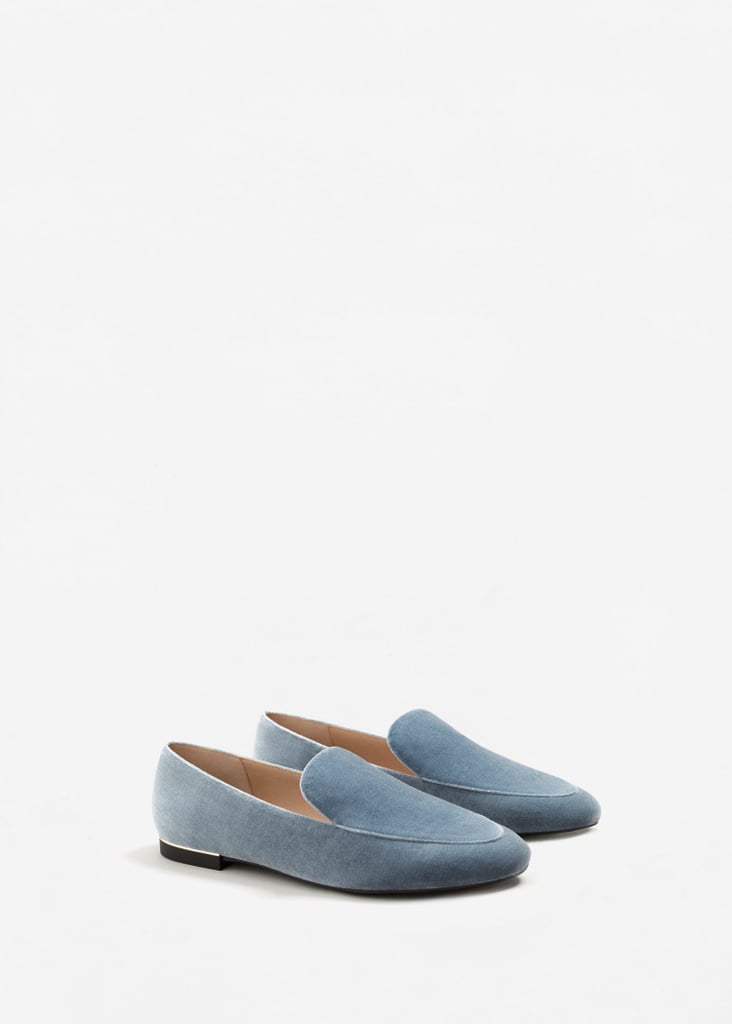 Mango Velvet loafers