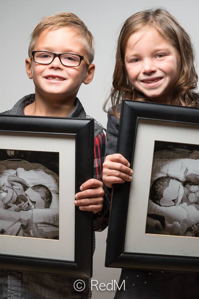 Charles-Antoine and Mara, born at 27 weeks