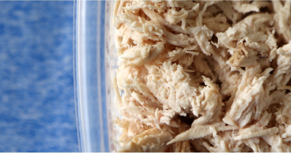 easiest way to shred chicken breast