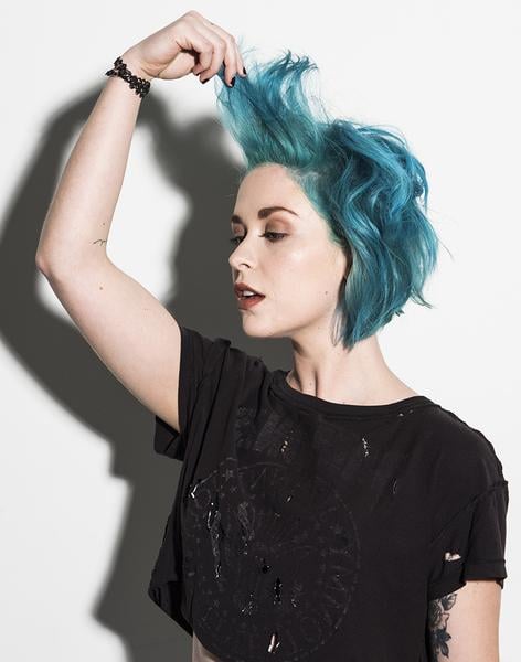 Good Dye Young Hair Color in Narwhal | There Are 4 Punk-Chic New Shades  From Hayley William's Hair Dye Line | POPSUGAR Beauty Photo 4