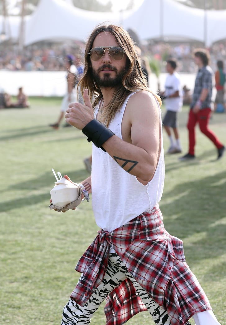 Jared Leto — Coachella 2014 Celebrities at Music Festivals Pictures