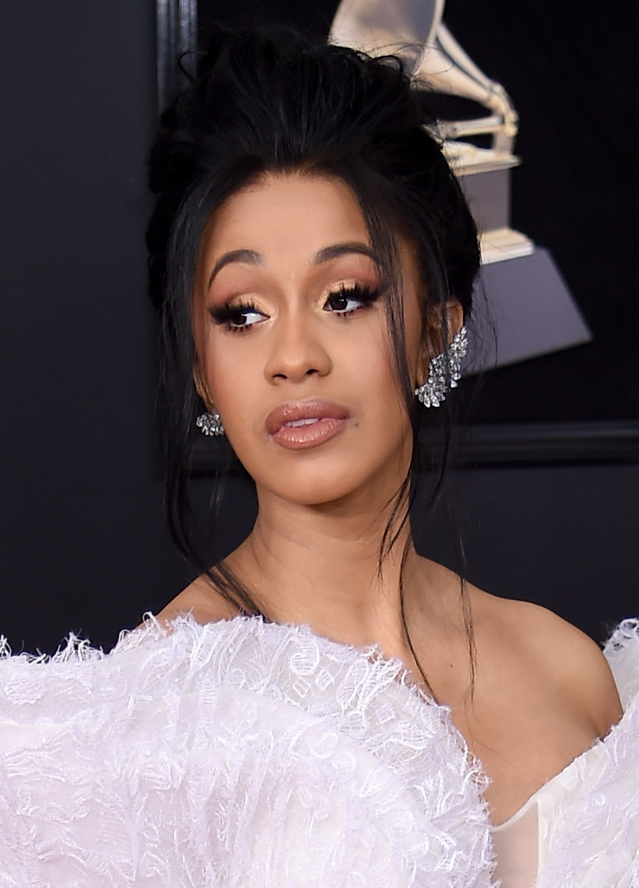 Why People Are Telling Cardi B to Shave Her Stomach - Cardi B Moschino  Instagram Picture