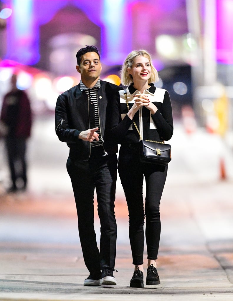 Rami Malek and Lucy Boynton Out in LA January 2019