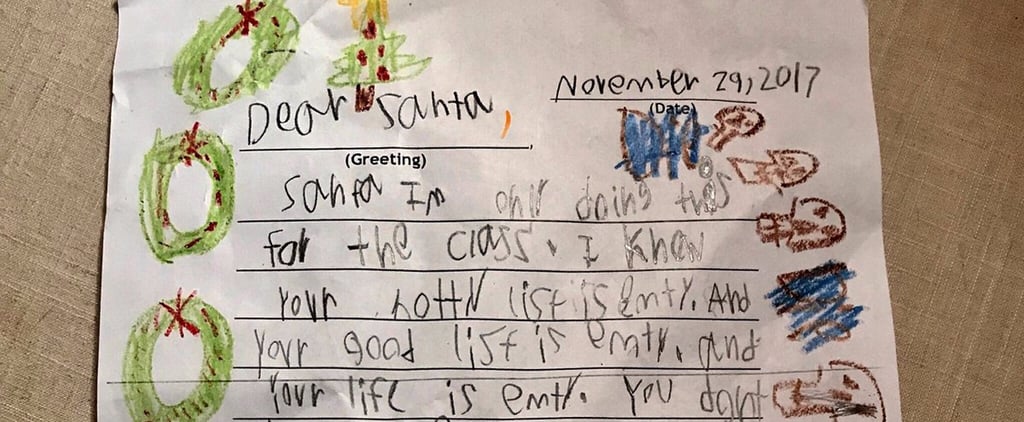 6-Year-Old's Savage Letter to Santa