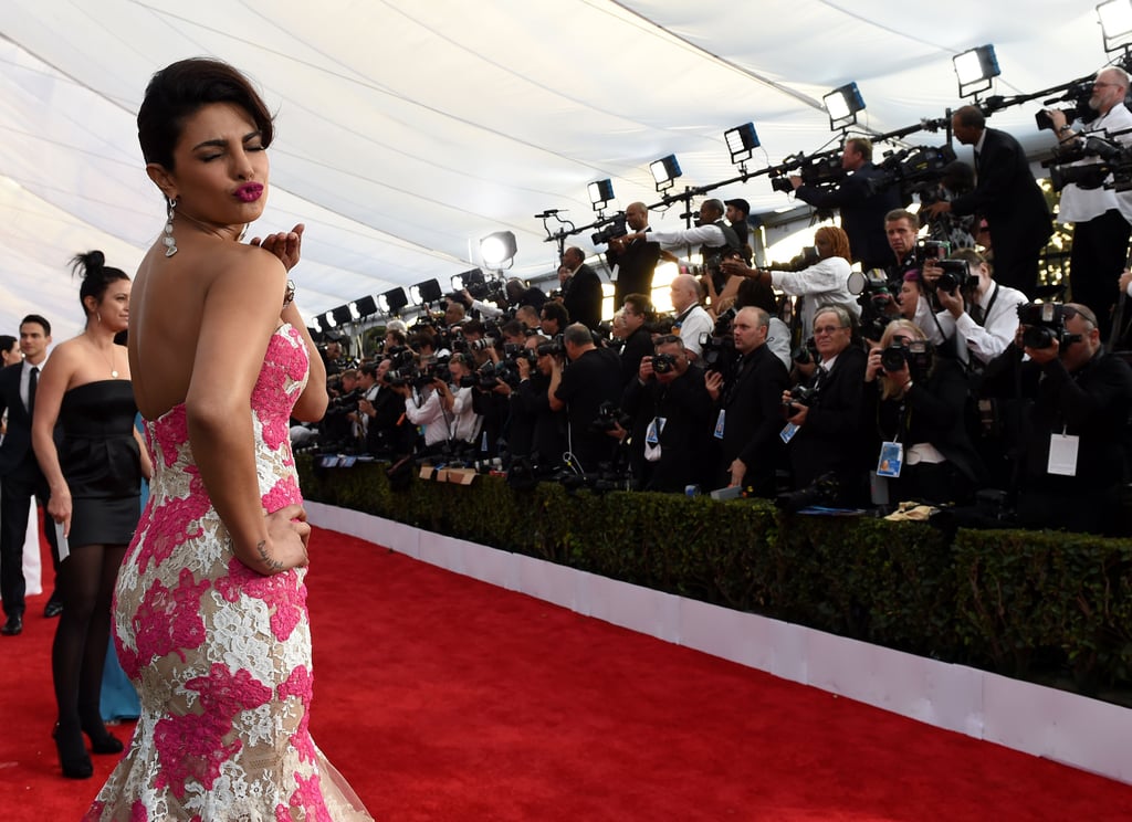 Priyanka Chopra's Hair and Makeup at the 2016 SAG Awards